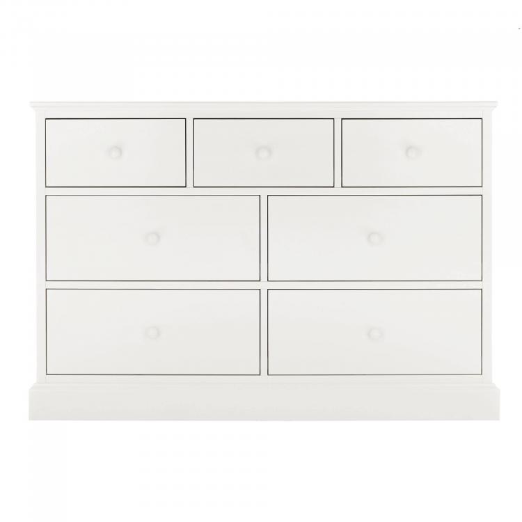 Bentley Designs - Ashby White 3+4 Drawer Chest