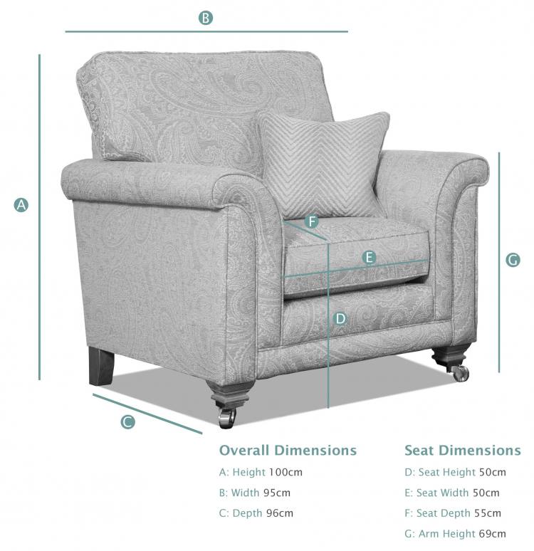 Alstons Fleming Chair dimensions