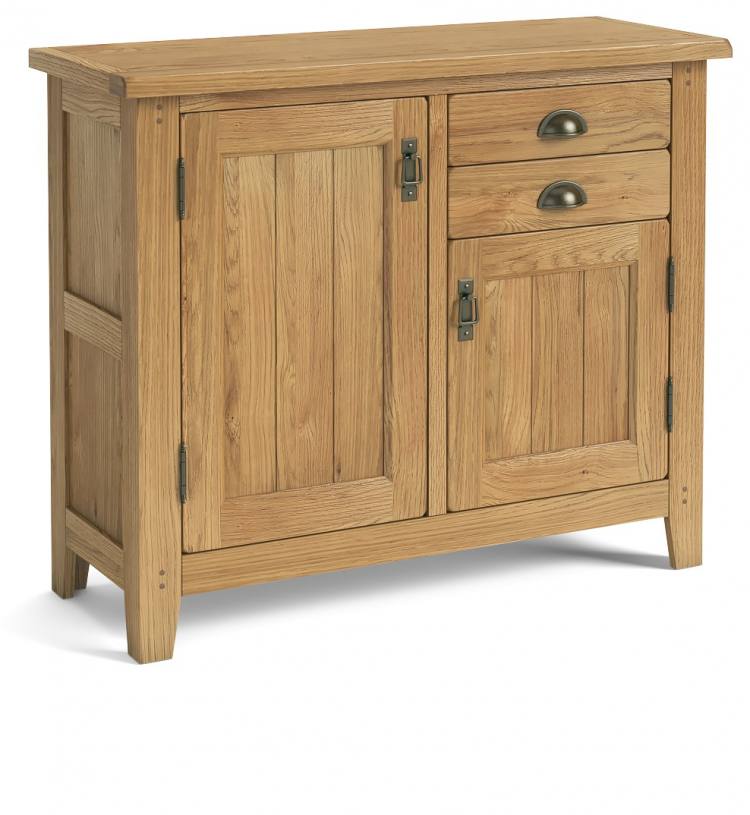 Sideboard shown with alternate drawer handles 