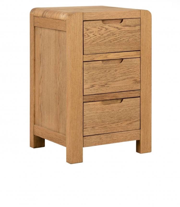 Corndell Bergen Oak Bedside chest 