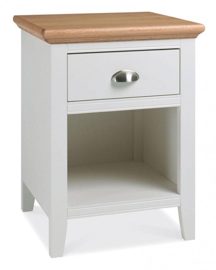 Bentley Hampstead Two Tone 1 Drawer Nightstand