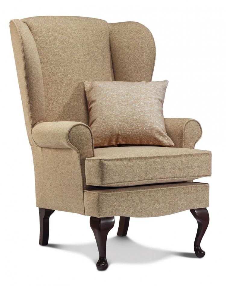 Chair pictured with optional extra scatter cushion