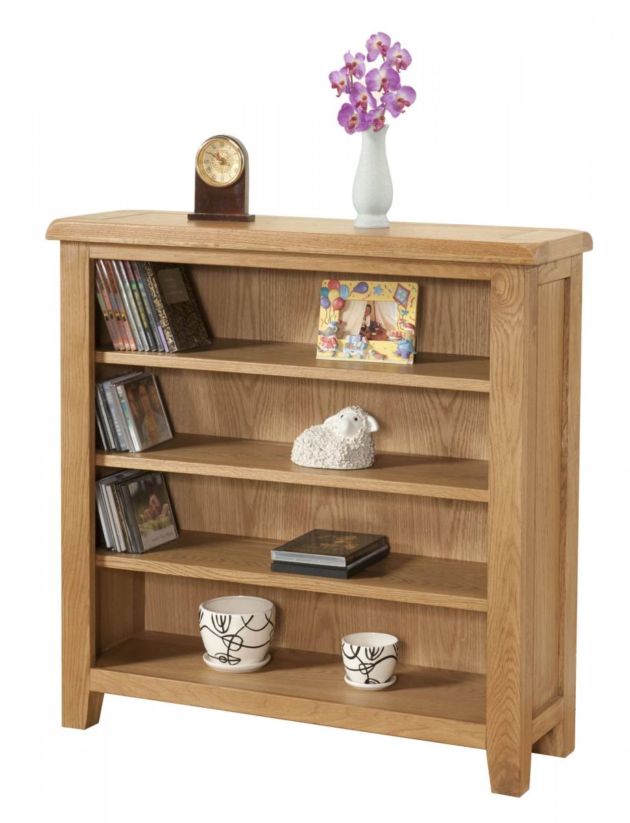 Telford Oak Bookcase 90cm at Relax Sofas and Beds